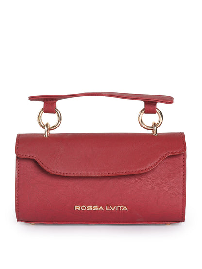 Mini Baguette Bag Runway Red