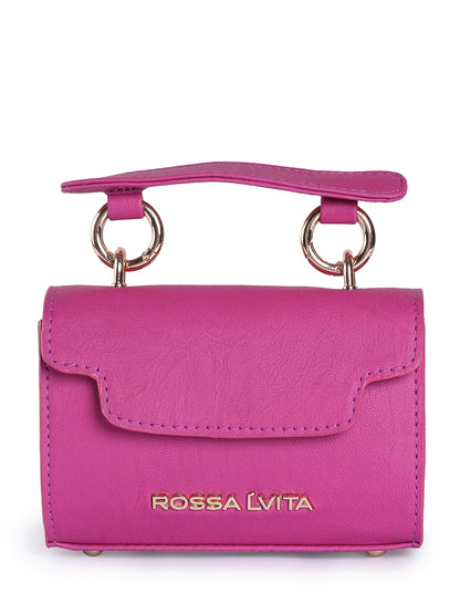 Micro Baguette Bag Fuchsia Pink