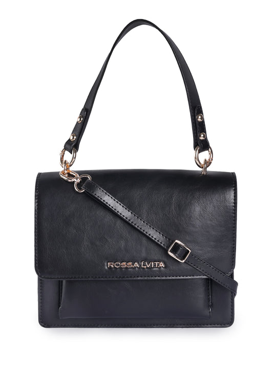 Madeline Shoulder Bag Charcoal Black