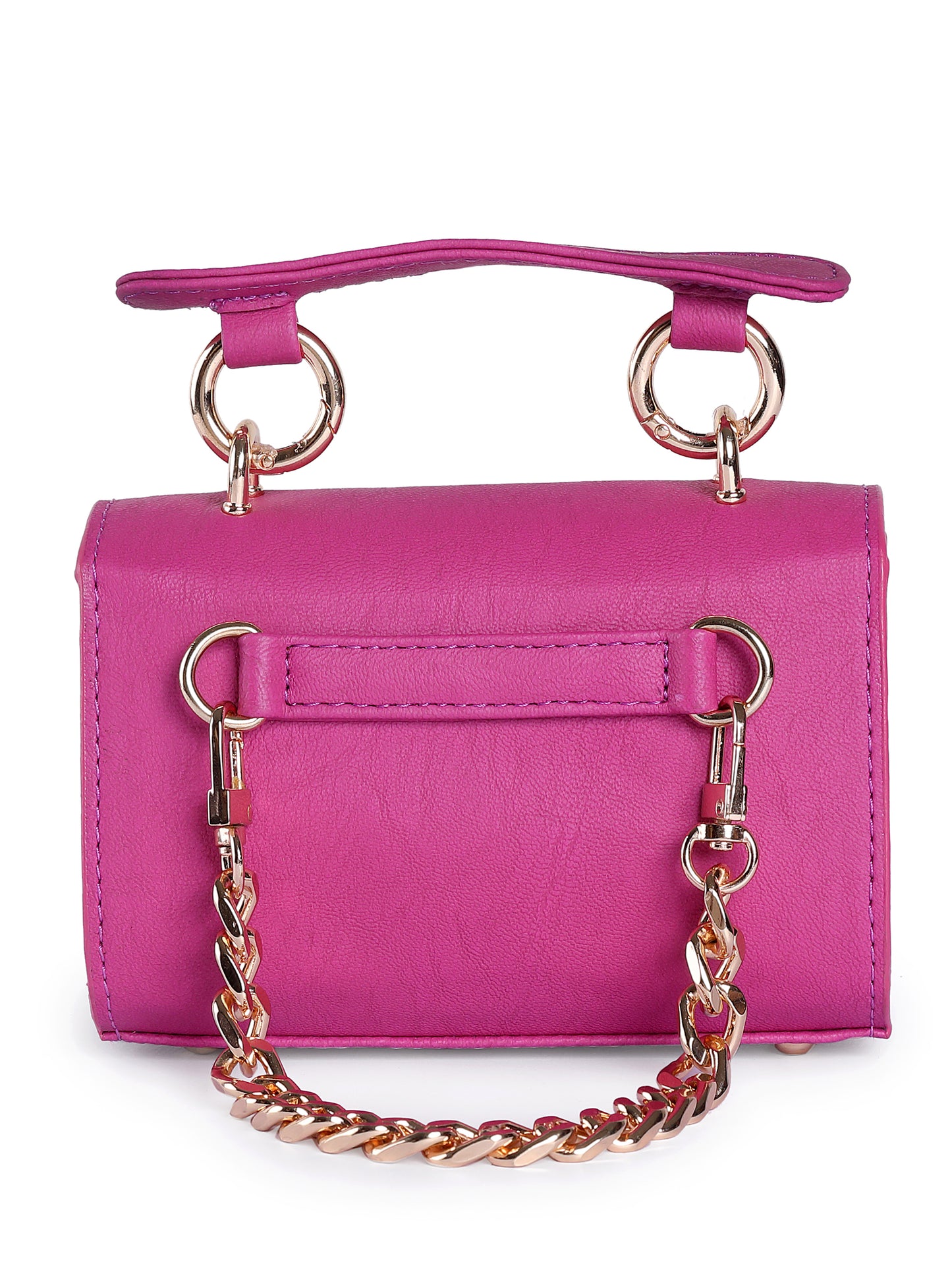 Micro Baguette Bag Fuchsia Pink