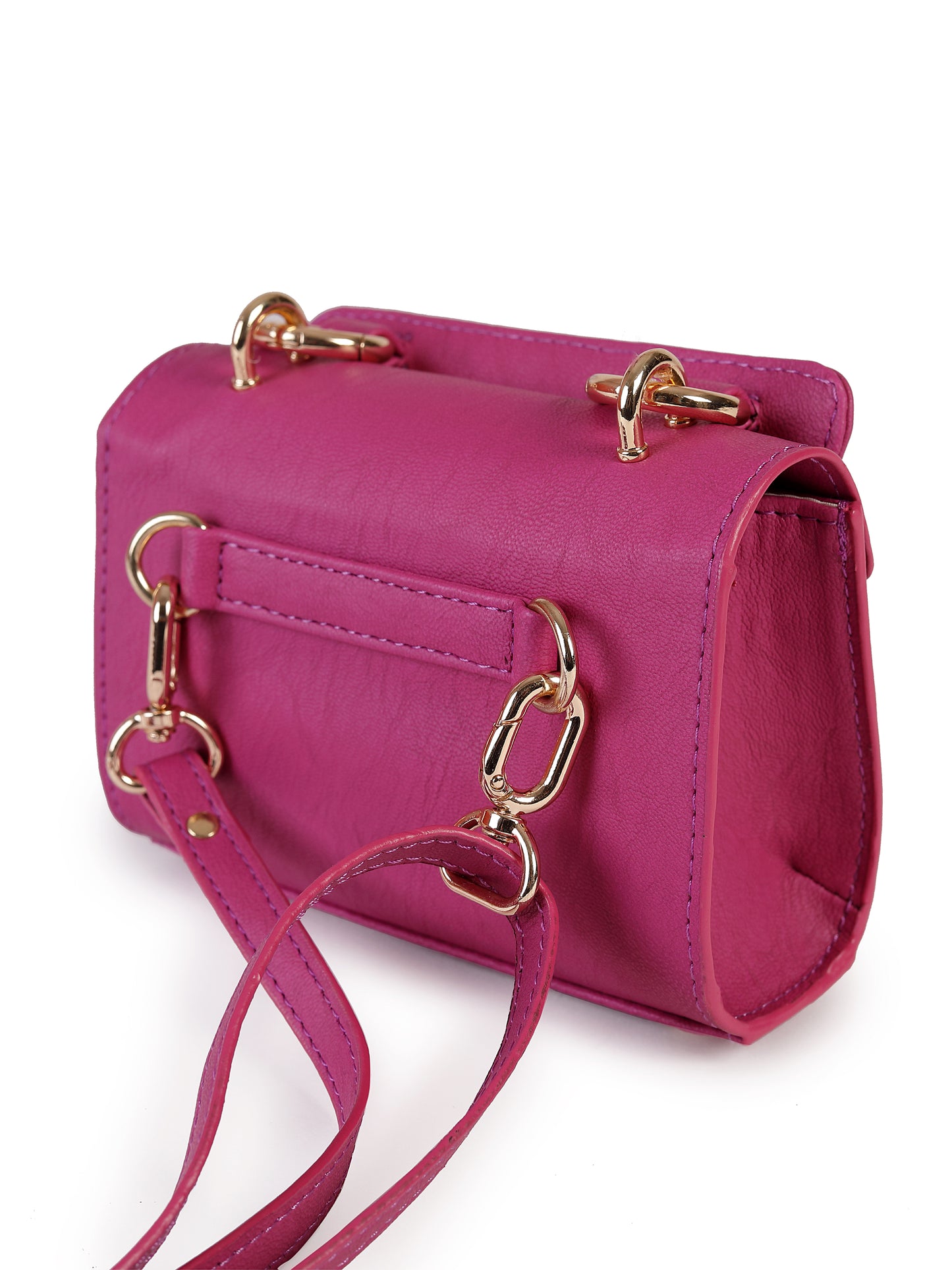 Micro Baguette Bag Fuchsia Pink