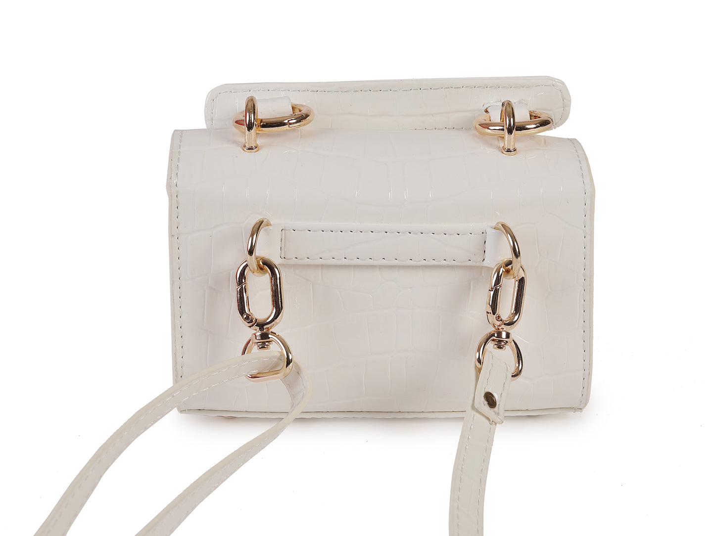 Micro Baguette Bag Snow White