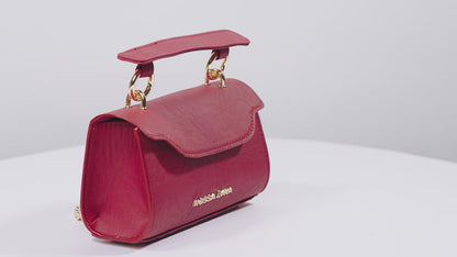 Mini Baguette Bag Runway Red