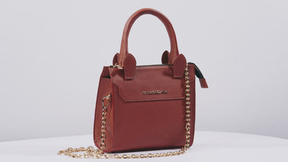 Amari Satchel Dark Brown