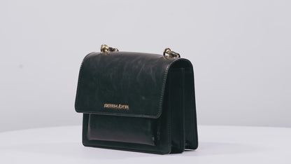 Madeline Shoulder Bag Charcoal Black