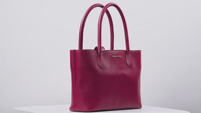 Noa Major Large Tote Bag Sangria Red