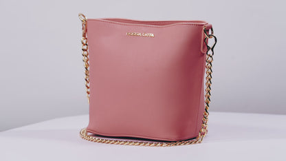 Nora Bucket Bag Punch Pink